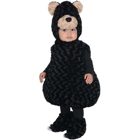 Black Bear belly Toddler costume 25869_bear