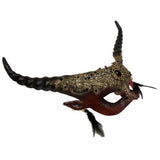 Venetian Devil Horned Mask with earrings