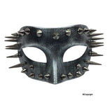 Steampunk eye mask with spikes