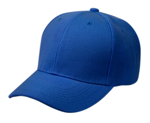 Plain Baseball Velcro Cap PC330 Hat O.S. Epochhats-Cap-PC330_ROYAL