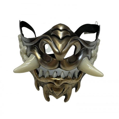 Metallic Light-Up Japanese Oni Mask