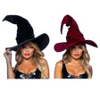 Velvet Ruched Witch Hat O.S.