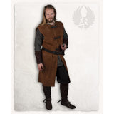 Bowen Leather Jerkin Tabard - Brown 974355_Bowen-Waffenrock_hellbraun_FR