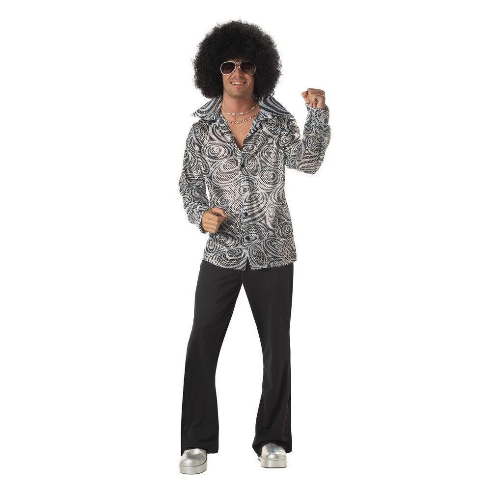 Groovy DISCO Shirt & Wig 00984_GroovyDiscoShirt