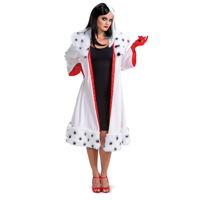 Cruella Deluxe Coat & gloves - Adult