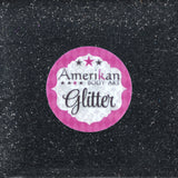 Amerikan Body Art Cosmetic Glitter JetBlackSwatch