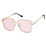 Fashion Square Metal Sunglasses - Assorted
