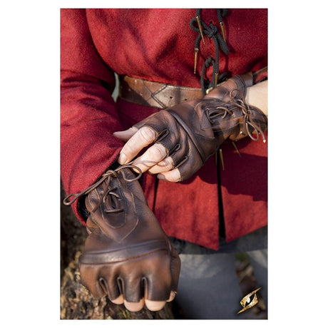 Thief leather Gloves, Brown thief-gloves-brown (2)