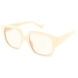 Plastic Large Square Frame Women's glasses - Assorted