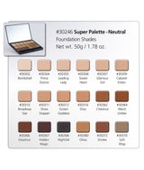 GRAFTOBIAN HD Glamour Creme super palette 18 HD-Creme-Neutral-Super-Palette-Chart2-min