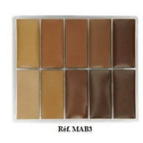 Maqpro Palette Fard Creme (Cream Makeup) 10 colors Réf. MAB3