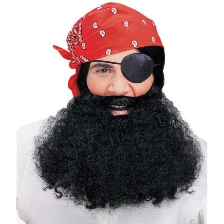 Curly Character Beard 2046-BK