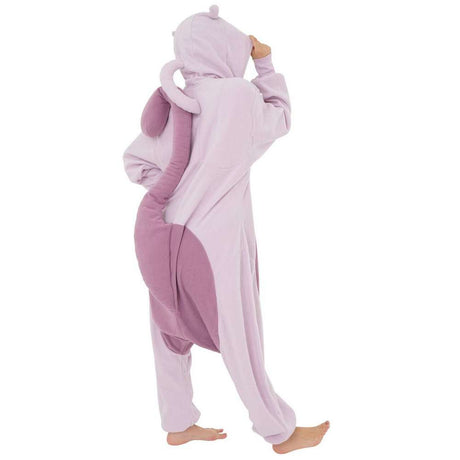 MEWTWO Pokemon Kigurumi onesie- adult MewTwo Pokemon Kigurumi_Back