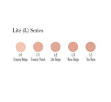 BEN NYE Creme Foundation - Lite (L) Series Creme-Foundation-Lite-(L)-Series_chart