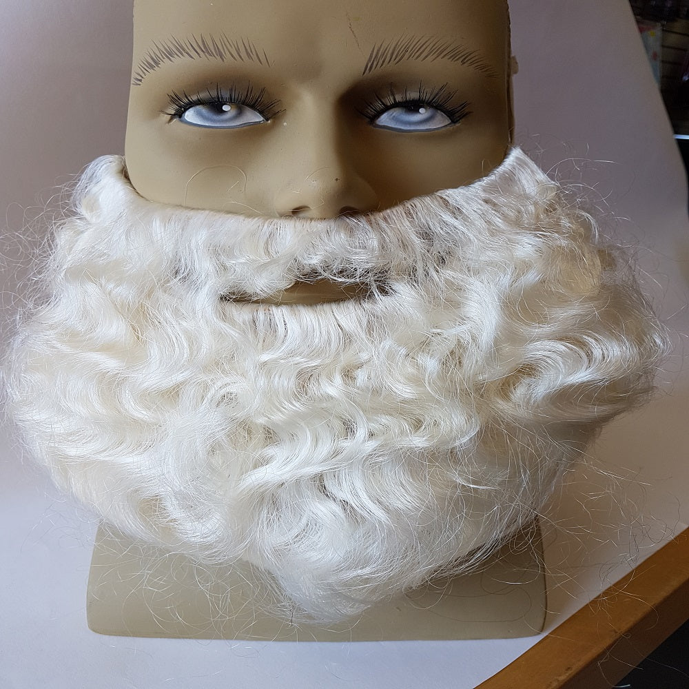 Curly Character Beard 2046_white