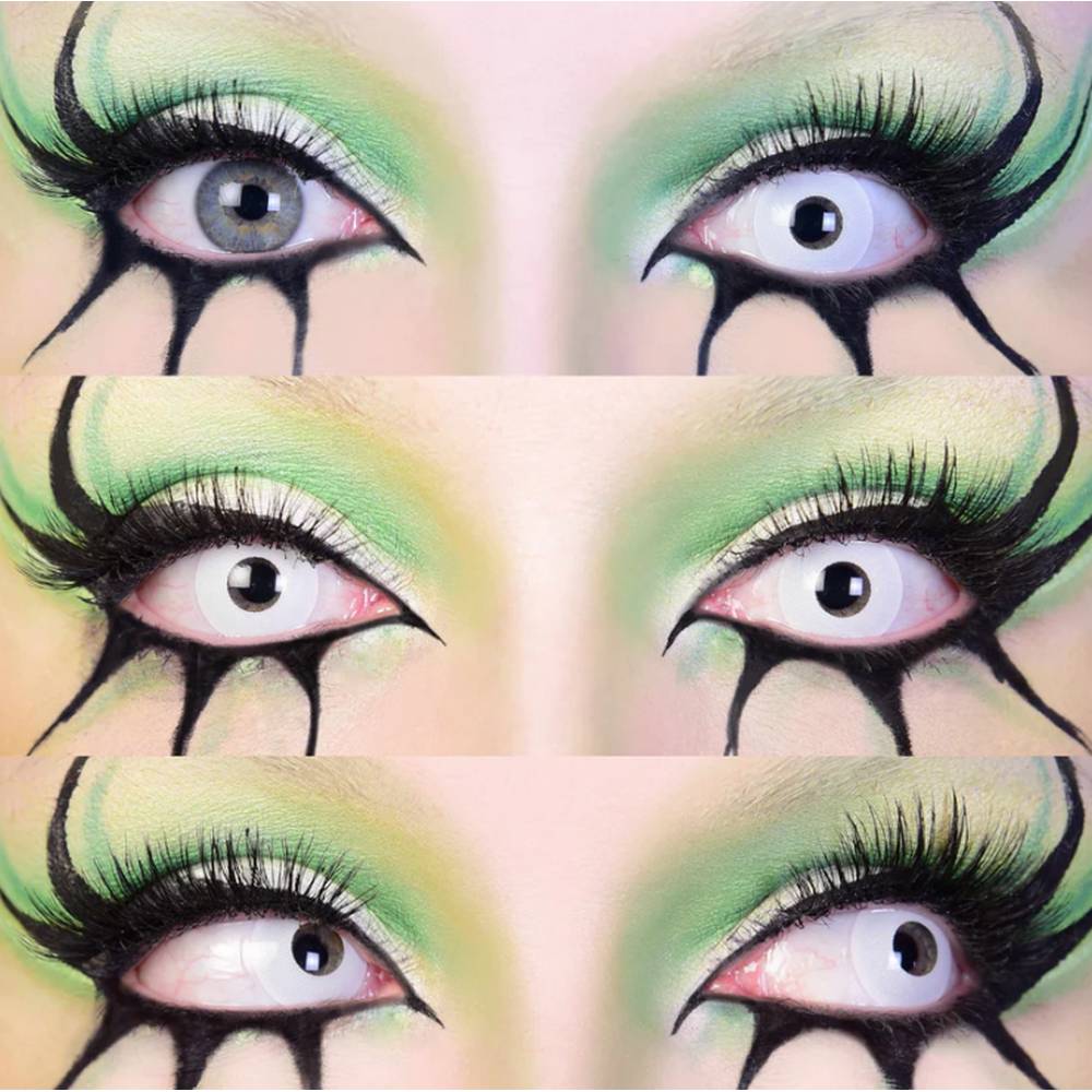 ZOMBIE I Cosplay Contact Lenses -White