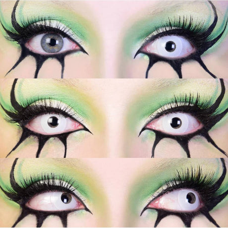 ZOMBIE I Cosplay Contact Lenses -White