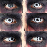 Zombie II Contact LENSES -White/Black
