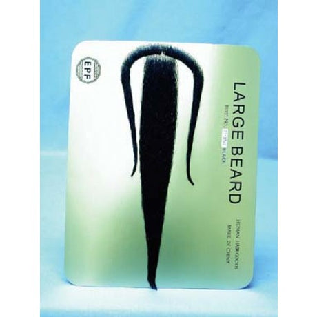 Fu Manchu Chinese Beard & Mustache 71-3747_black