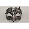 Black metallic venetian mask Black
