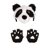Panda Plush Headband & Paws Kit