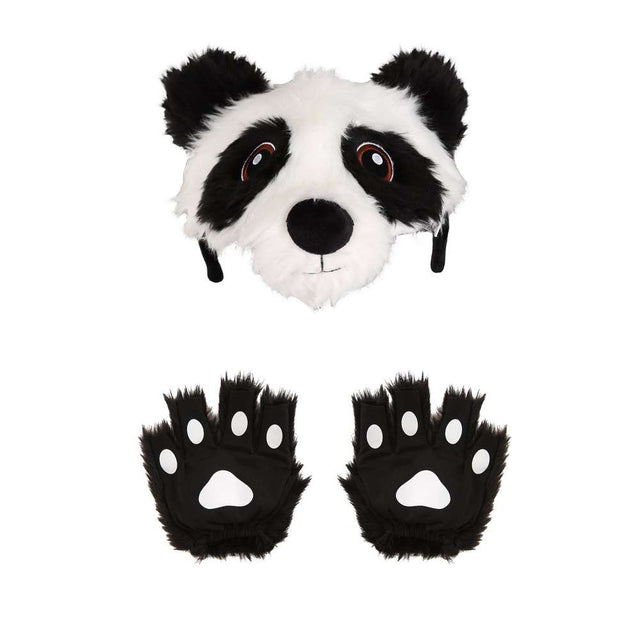 Panda Plush Headband & Paws Kit