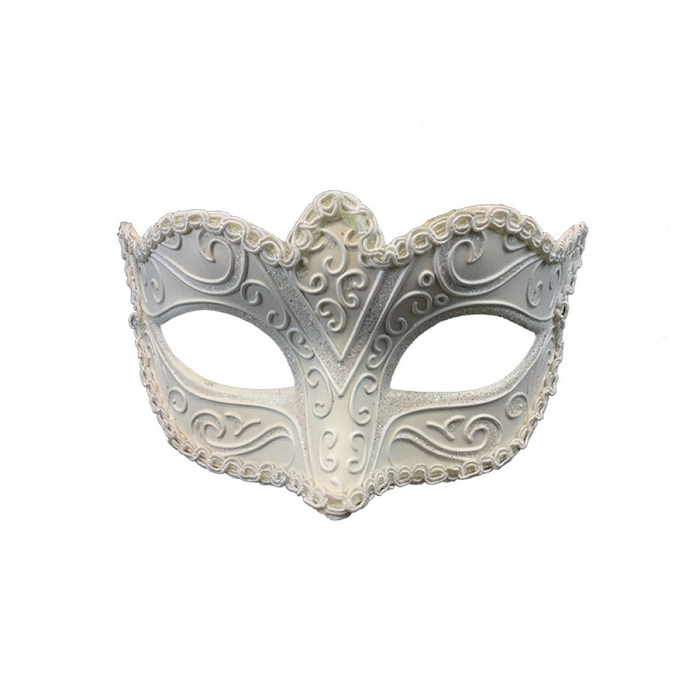 Venetian mask 44 White