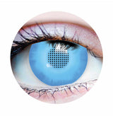 Saiyan cosplay Contact Lenses- Blue Min Sclera