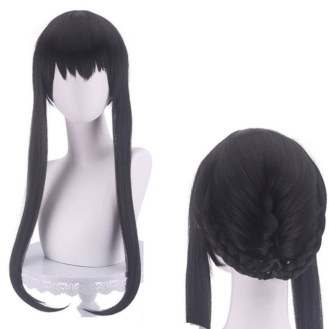 Thorn Assassin Spies Cosplay Wig - Black