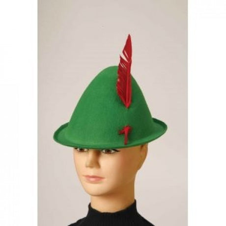 ALPINE HAT with Feather Green