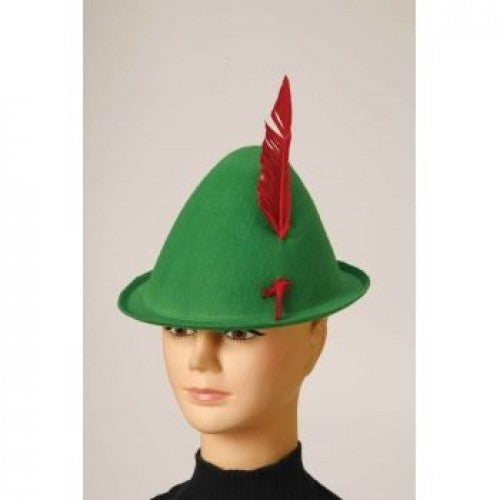 ALPINE HAT with Feather Green