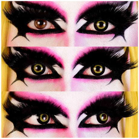 Storm Contact Lenses- Black & Yellow
