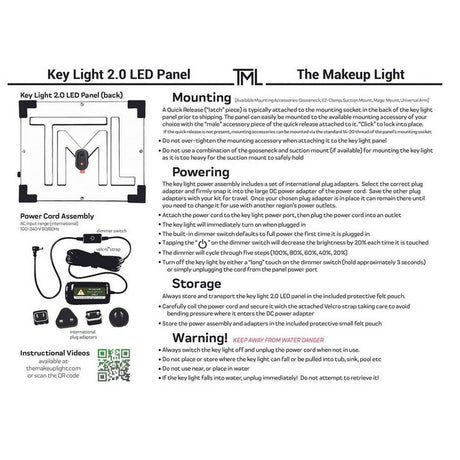 TML Key Light Starter Kit with Stand