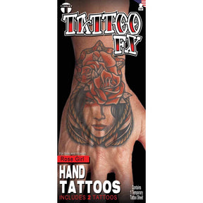 Rose girl hand Tattoo Tinsley