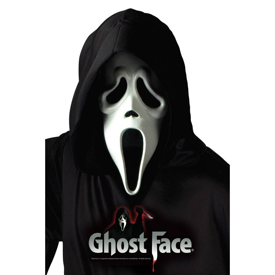 Scream Ghostface Mask with Shroud