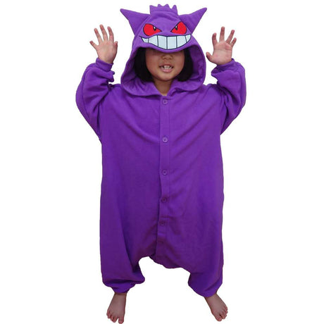 Kids Gengar Pokemon Kigurumi onesie costume M (5-9)