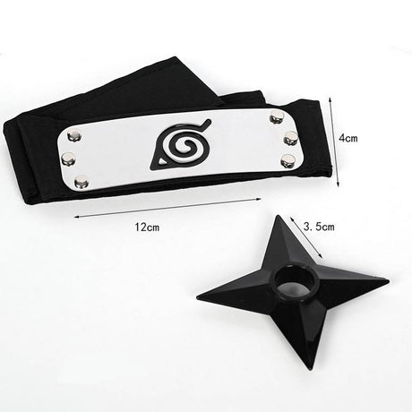 Ninja cosplay headband and star