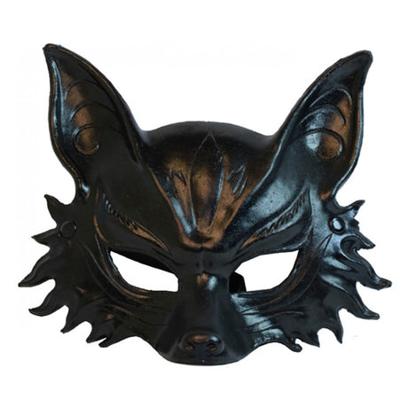 Fox animal Mask Black