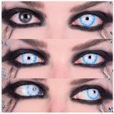 Night King Contact LENSES - White/Blue