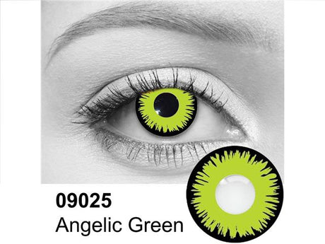 Angelic Green Contact Lenses - Eclipse Green