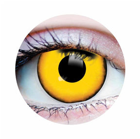 Villain Mini Sclera Contact Lenses -Orange/Yellow/Black