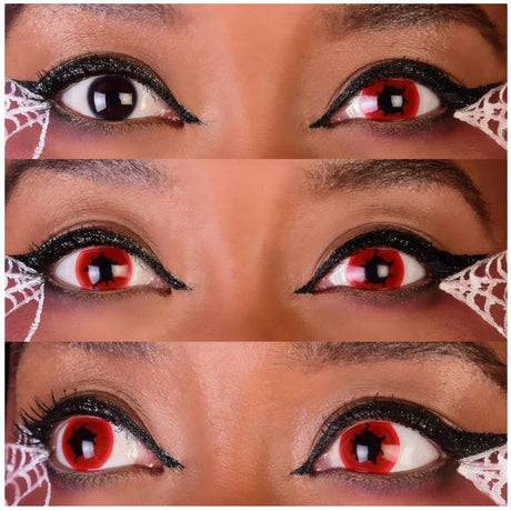 Contagion II Contact Lenses- Red & Black