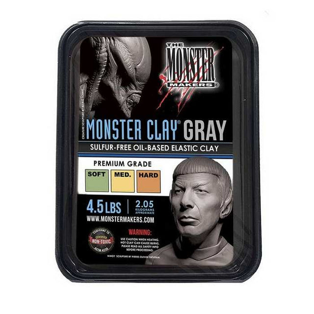 Monster Clay Premium GREY HARD - Single