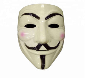 Anonymous Guy Fawkes mask - Yellow