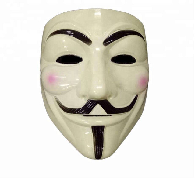 Anonymous Guy Fawkes mask - Yellow