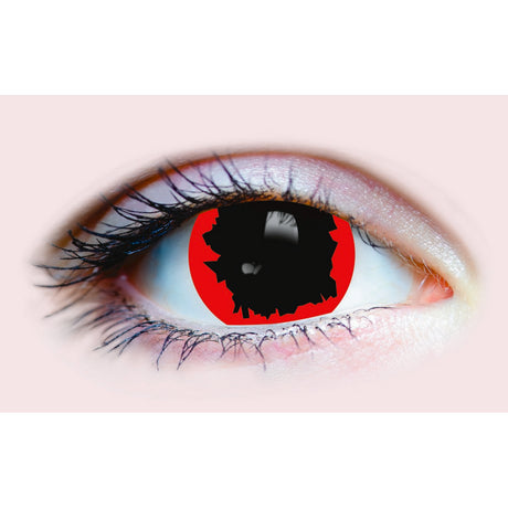 Red Witch Contact LENSES -Red/Black