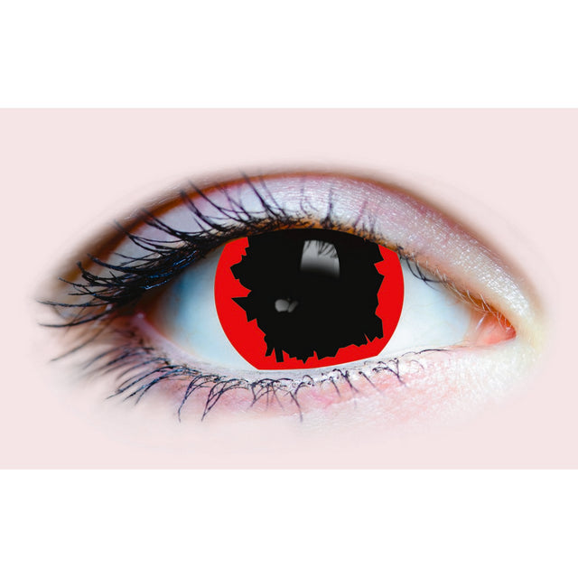 Red Witch Contact LENSES -Red/Black