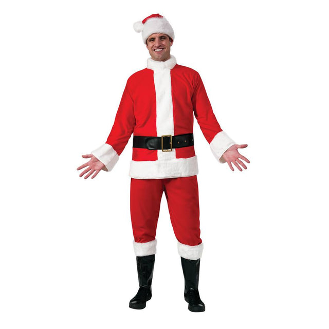 New FLANNEL SANTA Claus SUIT - XL