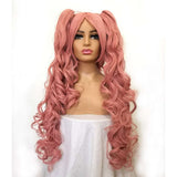 Pink curly lolita wig