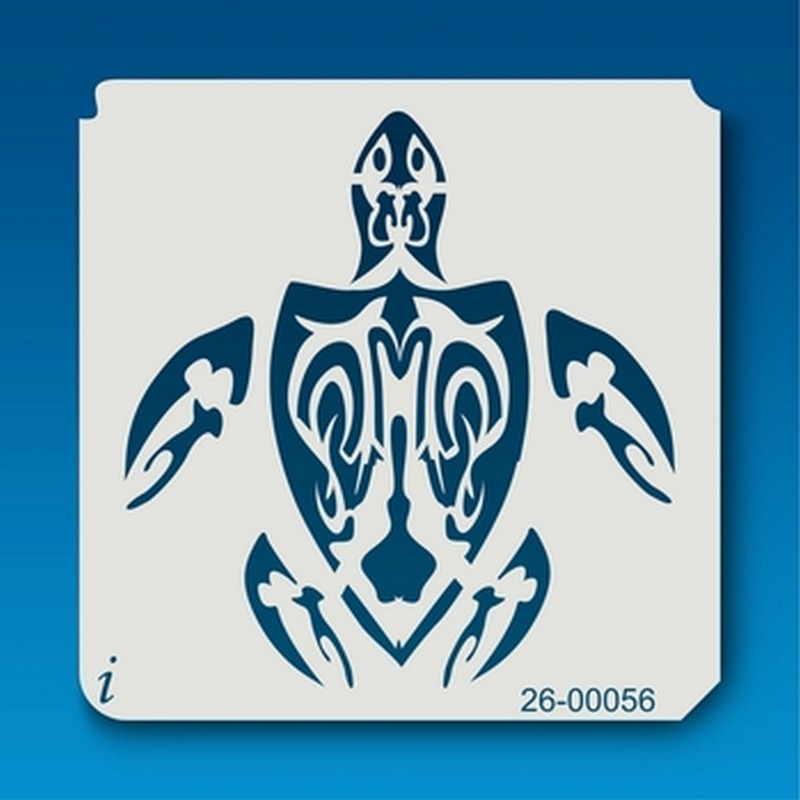 ISTENCILS Tribal Turtle stencil